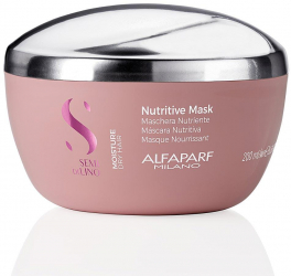 Masca de par intens hidratanta fara sulfati cu actiune nutritiva si reparatoare Alfaparf Milano Semi Di Lino Moisture 200 ml 