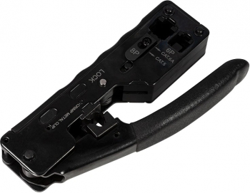 Cleste sertizare mufe Logilink WZ0025 pentru mufe RJ45 Cat.5e/Cat.6/Cat.6A/Cat.7 RJ11/ Rj12 Negru