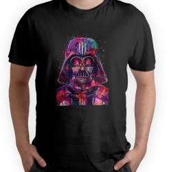 Tricou personalizat barbat DARTH VADER MOSAIC Negru Bumbac Marime L 