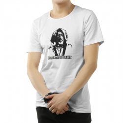 Tricou personalizat barbat Obi Wan Kenobi Use the force LUKE Alb Bumbac Marime XL 