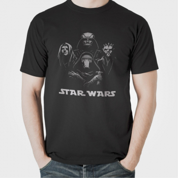 Tricou personalizat barbat STAR WARS LEGACY Negru Bumbac Marime L 
