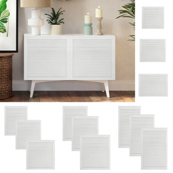 vidaXL Usa lamelara alb 61 5x59 4 cm lemn masiv de pin 