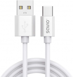 Cablu Date si Incarcare Savio CL-168 USB-A la Type C 2A Fast Charge 3m 