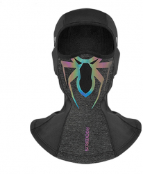 Cagula Balaclava cu protectie pentru gat pentru ciclism motocicleta ATV Ski marime S Spider Design Gri KOF-BBL7273 