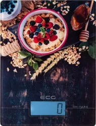 Cantar digital de bucatarie ECG KV 1021 berries 10 Kg functie TARA precizie 1 g LCD 