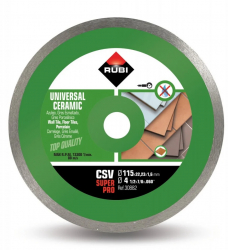 Disc diamantat pt. placi ceramice 115mm CSV 115 SuperPro - RUBI-30882 