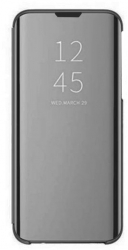 Husa Clear View pentru Samsung Galaxy S21 FE 5G flip cover Negru ORG-BBL7323 