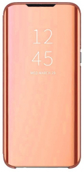 Husa Clear View pentru Samsung Galaxy S21 FE 5G flip cover Rose gold ORG-BBL7324 