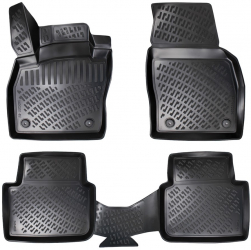 Set covorase auto din cauciuc tip tavita Skoda Kamiq 2019- 