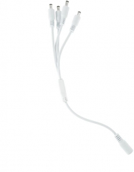 Cablu alimentare splitter 1 la 4 5.5x2.1 mm CC/DC 0.3 m Alb TCL-BBL7359 