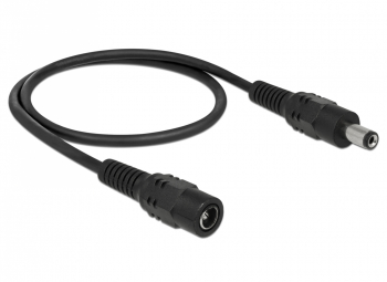 Cablu de alimentare DC 2.1 mm x 5.5 mm 10 metri mama-tata Negru ALX-BBL7333 