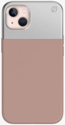 Husa de protectie pentru iPhone 13 compatibila MagSafe Split Silicone Roz MON-BBL7369 