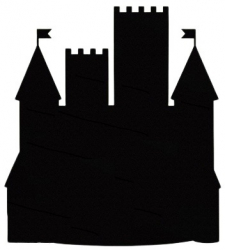 Tabla Scolara sub Forma de Autocolant pentru Scris cu Creta Castel Neagra 120 x 100 cm 