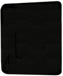 Tabla Scolara sub Forma de Autocolant pentru Scris cu Creta Neagra Colturi rotunjite 100 x 100 cm 
