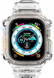 Carcasa Rugged Armor Pro compatibila cu Apple Watch Ultra 49mm Transparent KOF-BBL7547 