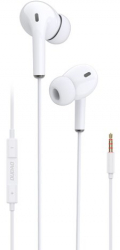 Casti in-ear Bibilel conector jack 3.5 mm fir 1.2 m Alb HUR-BBL7699 