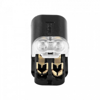 Conector 2 Pini cu imbinare rapida 22-20 AWG Negru AXT-BBL7601 