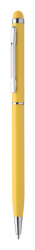 Creion Stylus Pen pentru tableta telefon sau laptop cu touch screen cu varf de pix Galben ELV-BBL7462 