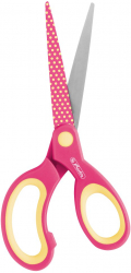 Foarfec Herlitz cu varf ascutit maner ergonomic 17 cm Roz MAX-BBL7726 