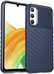 Husa Armor pentru Samsung Galaxy A34 5G protectie din silicon flexibil Albastru HUR-BBL7540 