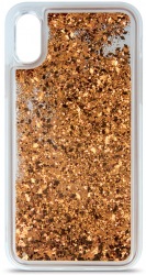 Husa de protectie Liquid Sparkle pentru Samsung Galaxy S21 FE bumper Auriu CRB-BBL7655 