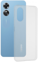 Husa de protectie pentru Oppo A17 protectie spate Silicon Transparent KOFF-BBL7686 