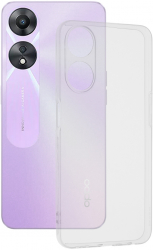 Husa de protectie pentru Oppo A58 protectie spate Silicon Transparent KOFF-BBL7820 