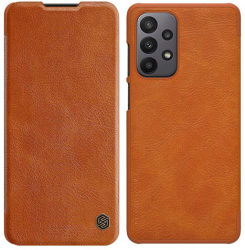 Husa pentru Samsung Galaxy S23 Plus Piele Qin Pro Leather Case Maro KOF-BBL7414 