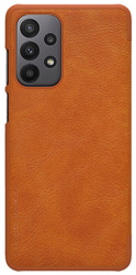 Husa pentru Samsung Galaxy S23 Ultra Piele Qin Pro Leather Case Maro KOF-BBL7413 