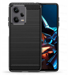 Husa pentru Xiaomi Redmi Note 12 Pro / Poco X5 Pro Bibilel Carbon Design Negru KOF-BBL7832 