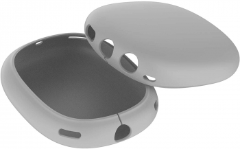 Husa protectie cupe din silicon mat pentru casti Apple AirPods Max - Gri