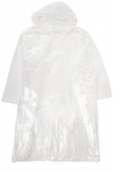Pelerina ploaie Bibilel poncho cu gluga marime universala Alb MAX-BBL7711 