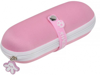 Toc Etui ochelari Hardcase cu interior super soft rezistenta la socuri si praf Roz JMB-BBL7842 