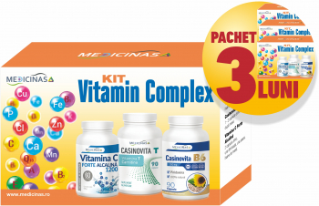3 x Kit Vitamin Complex - revitalizeaza energia corporala scade anemia 