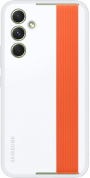 Husa de protectie Samsung Silicone Grip Case pentru Galaxy A54 (A546) Alb 
