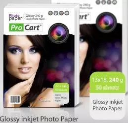Hartie Procart FOTO Glossy 240g 13x18 