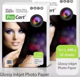 Hartie Procart FOTO Glossy 240g 9x13 