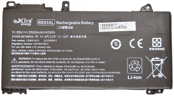 HP Baterie laptop compatibila ProBook 430 G6 G7 440 G6 G7 445 G6 G7 450 G6 G7 455 G6 G7 445R G6 455R G6 RE03XL 