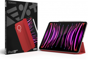 Husa de protectie NEXT ONE cu suport magnetic pentru iPad 12.9 inch Rosu 