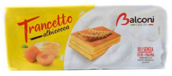 Prajitura Balconi Trancetto Albicocca cu Caise 10 Buc x 28 g - CBA5001507 