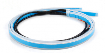 Set 2 benzi LED strip DRL cu doua moduri de aprindere DLR-45-7W 