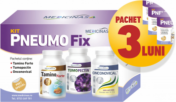 3 x Kit Pneumo Fix - previne afectiunile pulmonare + Gratuit cartea Ce sa mananci ca sa combati cancerul 