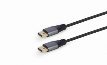 Cablu video Gembird Premium, DisplayPort Male - DisplayPort Male, v1.4, 1.8m, negru-gri CC-DP8K-6 