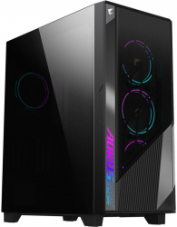 Carcasa GIGABYTE Aorus C500 Glass, Tempered glass, MiddleTower, Negru, GB-AC500G ST 