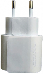 Adaptor priza Apple iPhone Serial Mark USB-C 20W pentru iPhone 12 Pro Max / 12 Pro / 12 / 12 Mini / 11 Pro Max Alb 