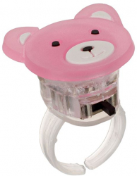 Inel cu luminite pentru copii model Ursulet dimensiune reglabila Multicolor JMB-BBL7454 
