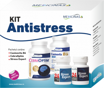 Kit Antistress - Restabileste sanatatea psihica + Cartea Afectiunile creierului si importanta alimentatiei 