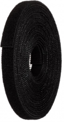 Banda velcro pentru organizarea cablurilor sau alte accesorii 4m Black 