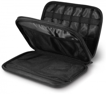 Borseta compartimentata compatibila cu tableta sau alte deviceuri si accesorii mici 24.5x 17.5x 5 cm Grey 