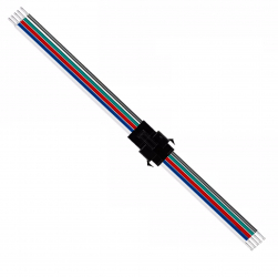 Cablu conector auto cu 5 fire 5 pini Mama - Tata 20 cm Multicolor